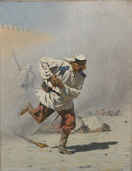 В.В. Верещагин. Смертельно раненный. 1873